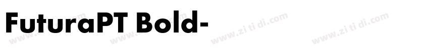 FuturaPT Bold字体转换